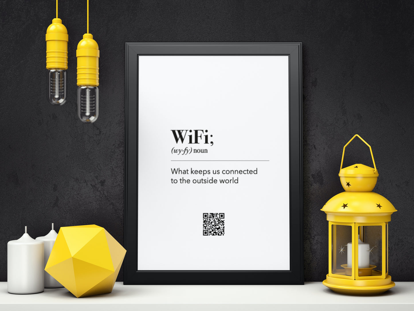 WiFi (wy-fy) noun What keeps us connected to the outside world